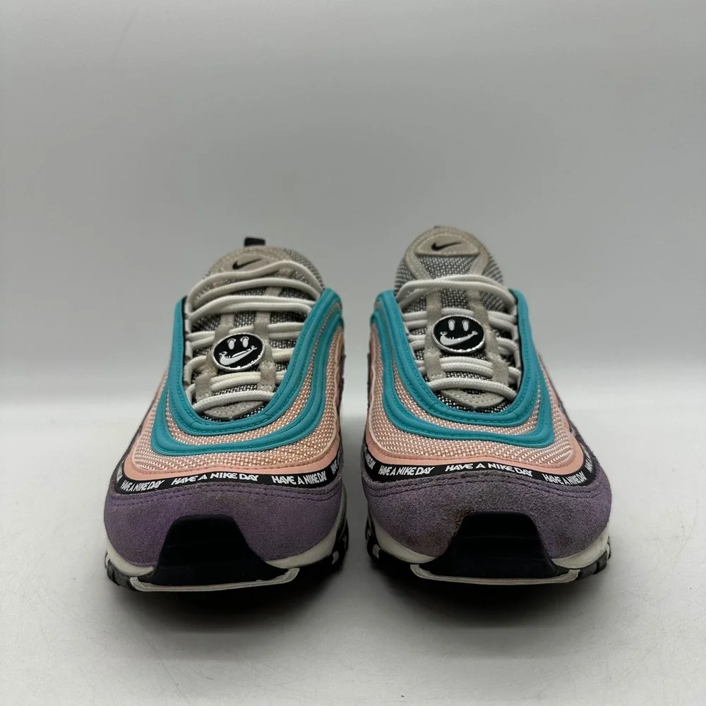 Nike 923288-500 Kids 6.5Y Womens Size 8 Air Max 97 GS Have A Nike Day Sneakers